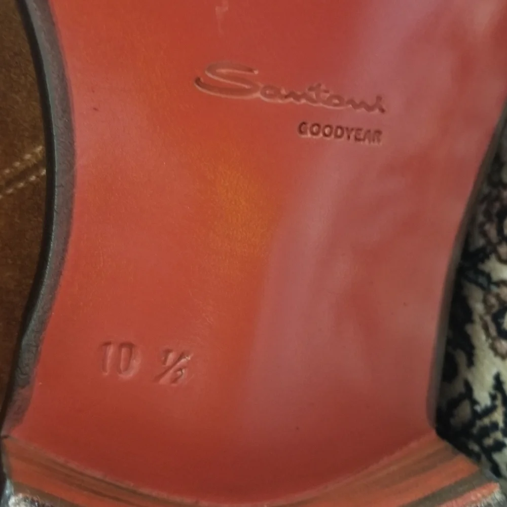 Santoni suede zipper boots - Picture 5 of 6